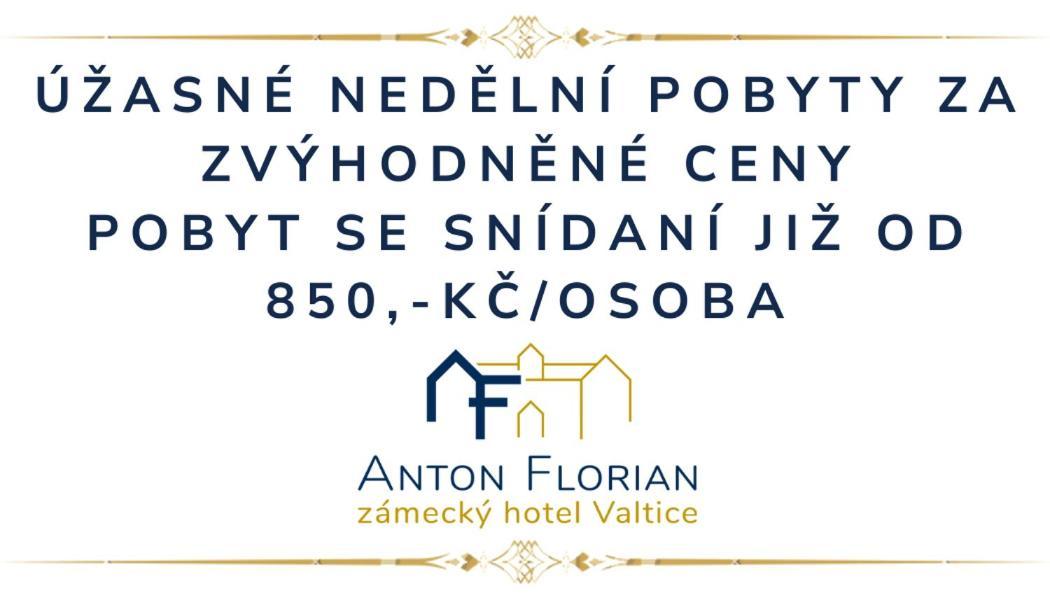 Zamecky Hotel Anton Florian Valtice Extérieur photo